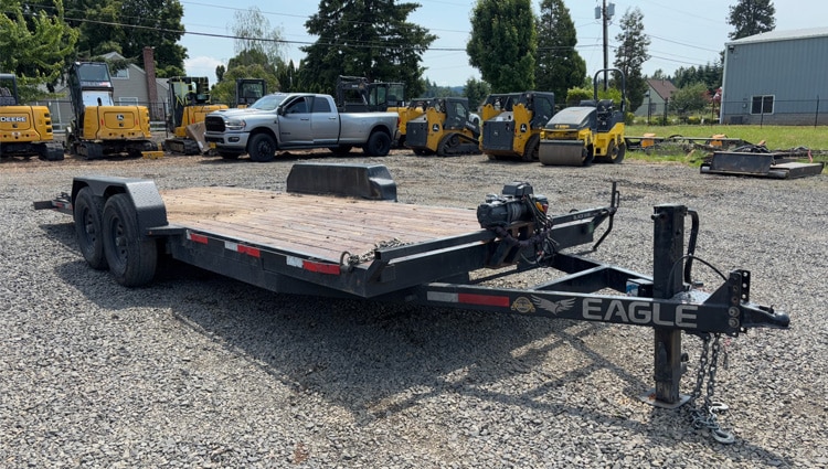Eagle 20 Ft Tilt Trailer with Winch 2
